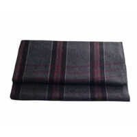 Black Pure Woollen Blanket - Color: Multi Colour