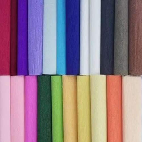 Floral Crepe Paper Rolls - Color: Different Available
