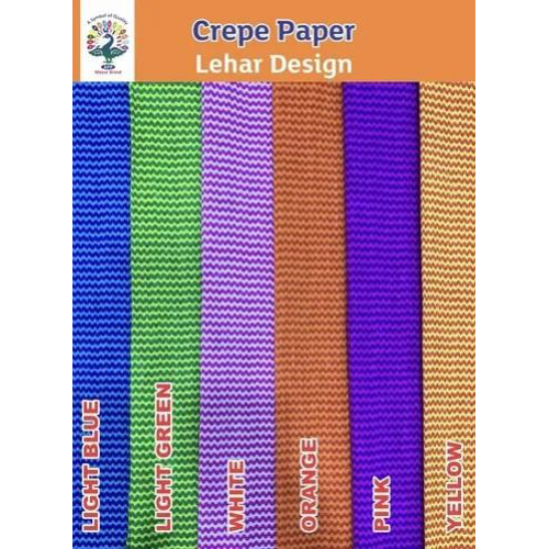 Lehar Design Crepe Paper Sheets - Color: Multi Colour