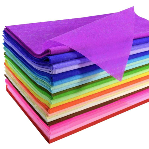 Colored Tissue Paper - Features: Disposable