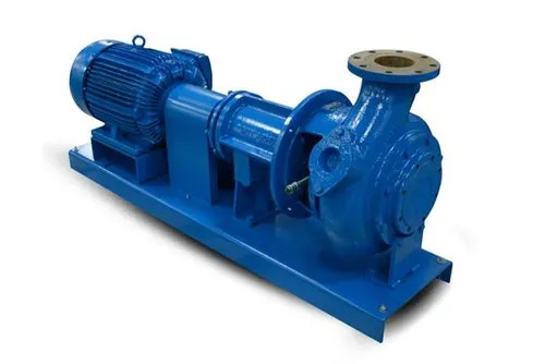 Cast Iron Solid Handling Pump - Color: Blue