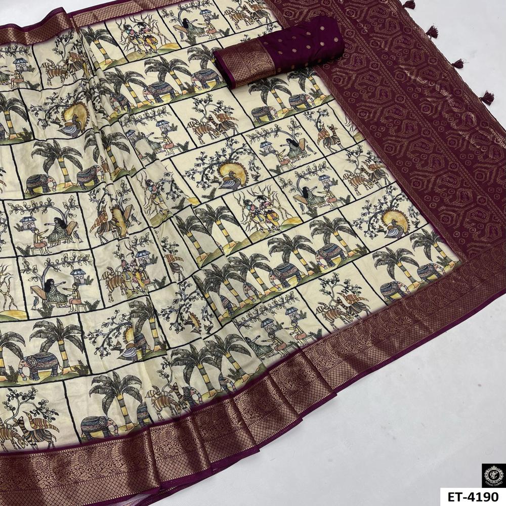  Madhubani SILK SAREE