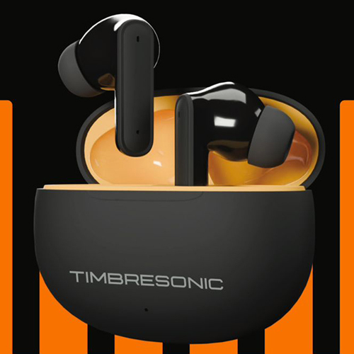 Timbersonic Premium Finish Wireless Earbuds - Body Material: Abs Plastic