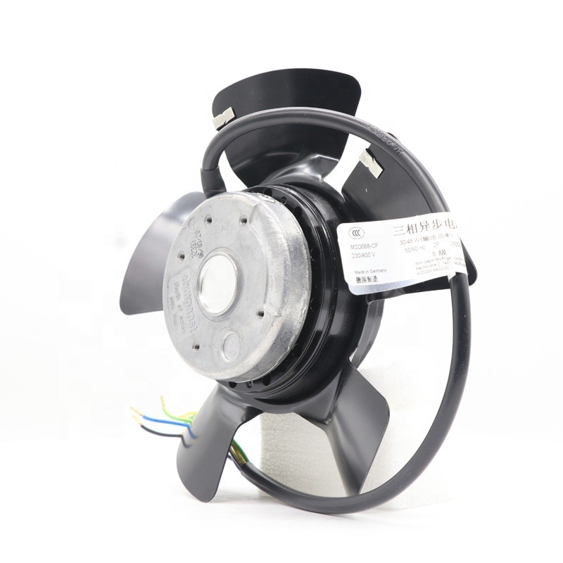 ebmpapst A2D200-AA02-02 230V/400V AC 53W 200mm 2800RPM Ball Bearing Siemens Motor Inverter Axial Cooling Fan
