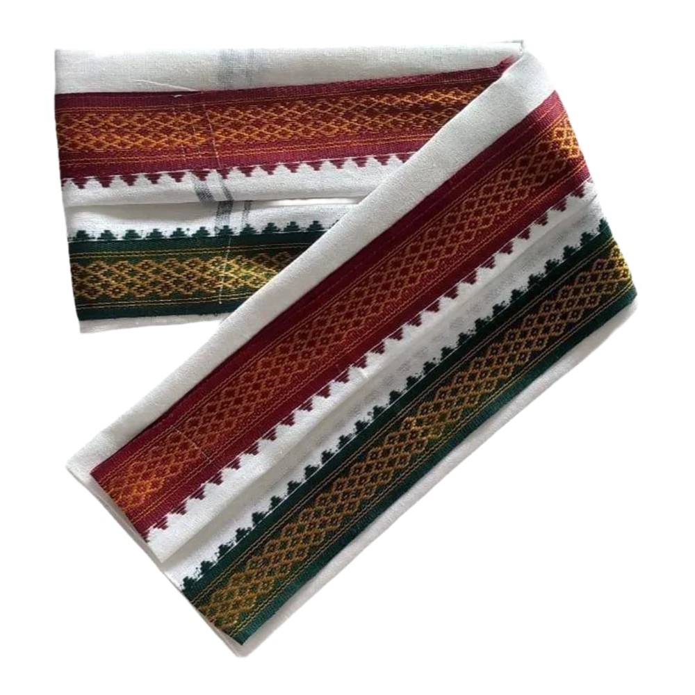 White Bordered Cotton Gamcha