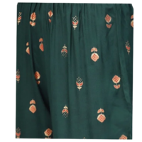 Gold Printed Rayon Kurti Fabric