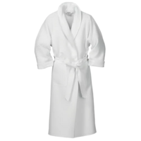 White Cotton Terry Bathrobe - Gender: Unisex