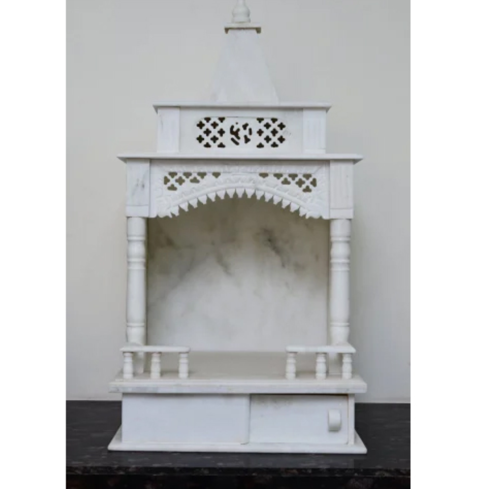 Amazing Carved White Marble Temple
