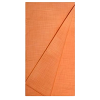 Orange Cotton Linen Shirting Fabric