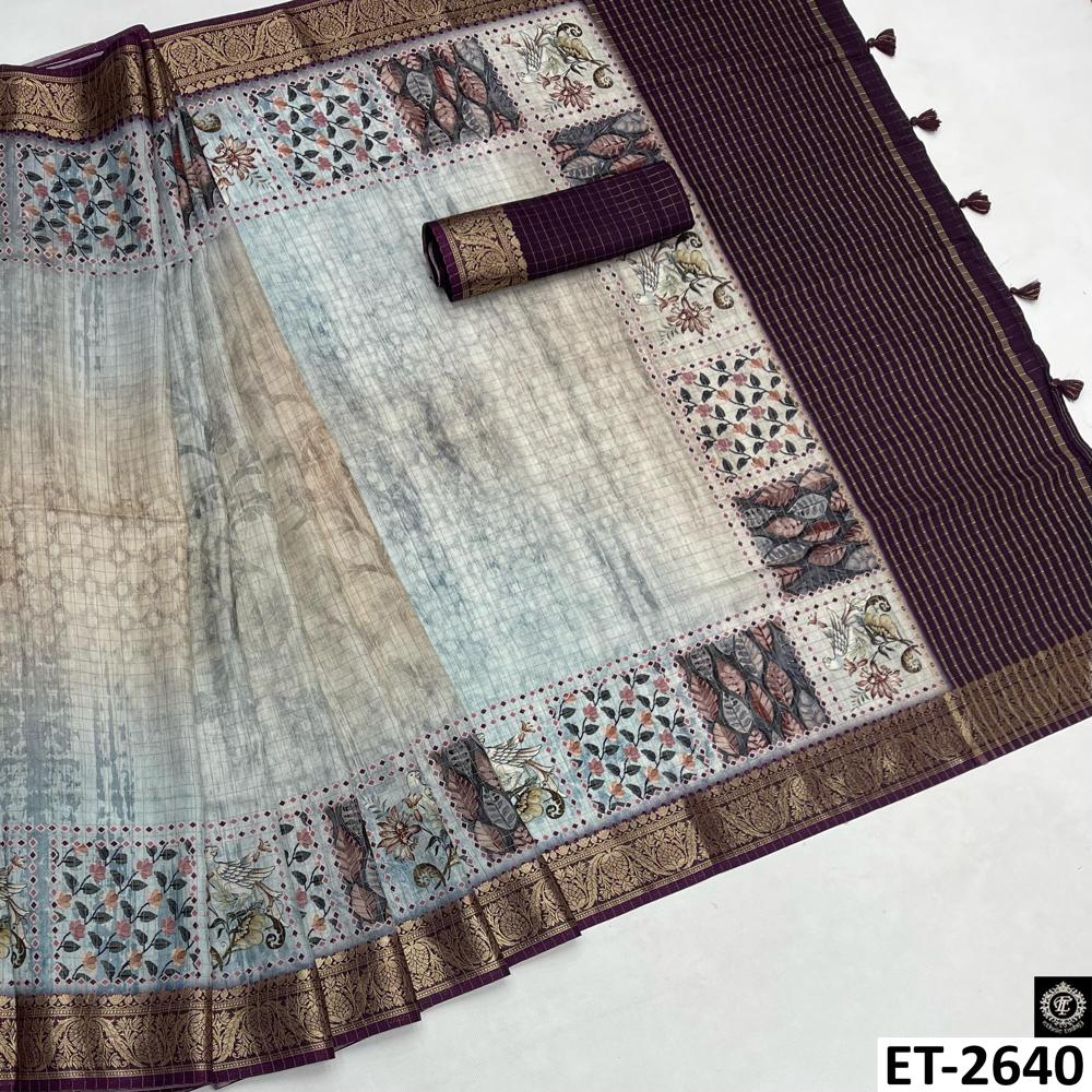 Floral Motif Saree