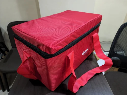 Insulated Bag With 6 Coolant Pouch For Outdoors, Camping