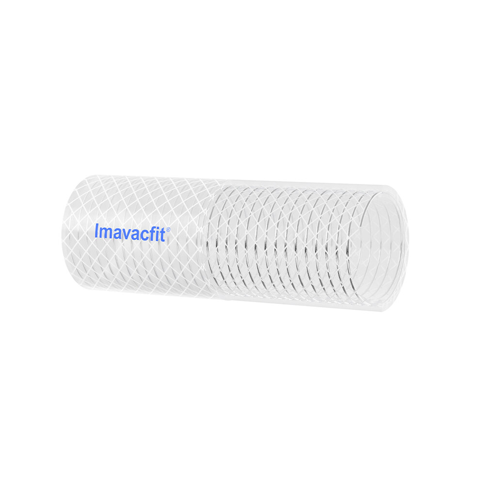 Imavacfit - Platinum Cured Silicone Hose reinforced with Polyester Braiding and SS 316 Helical Wire