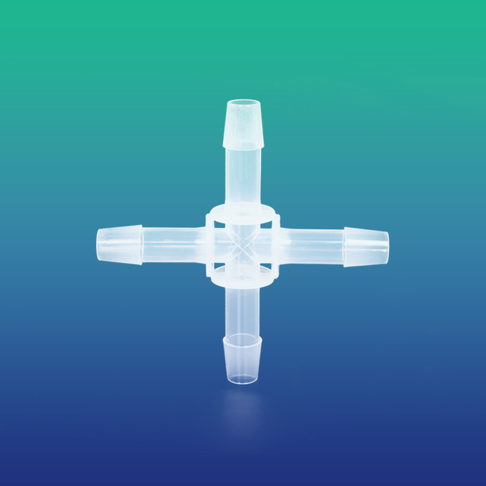 Clean Room Molded PP Cross - Connector