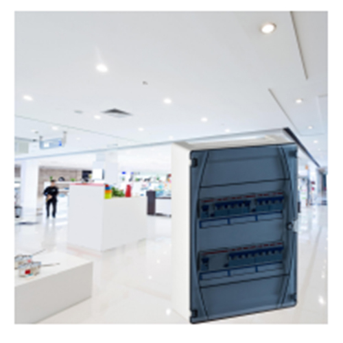 Ip40 Surface Distribution Boxes - Color: White / Off-White