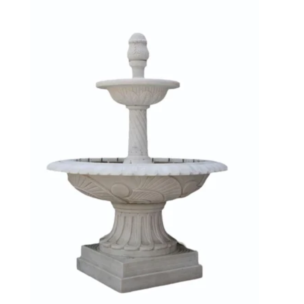 white marble stylish fountain