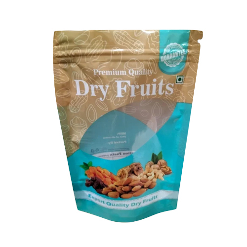Dry Fruits Pre Printed Zipper Bag - Color: Different Available