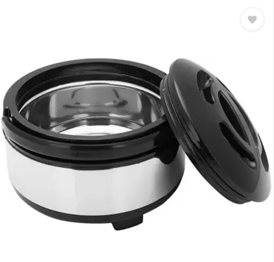 Stainless Steel Insulated Casserole 1500 Ml - Color: Black