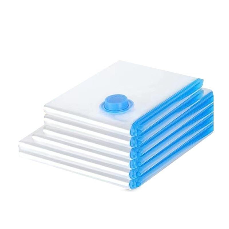 Imported Vacuum Bag - Multi-layer Plastic, Combo Pack (5 Bags - 40x60cm, 50x70cm, 60x80cm) + Free Hand Pump | Airtight, Leak-proof, Reusable, Moisture & Dust Protection