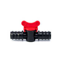 Ok533a 2 Head Lock Valve Pe-25mm Connector - Color: Black