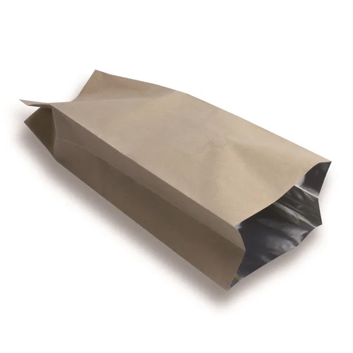 Finish Kraft Paper with silver foil laminated pouch