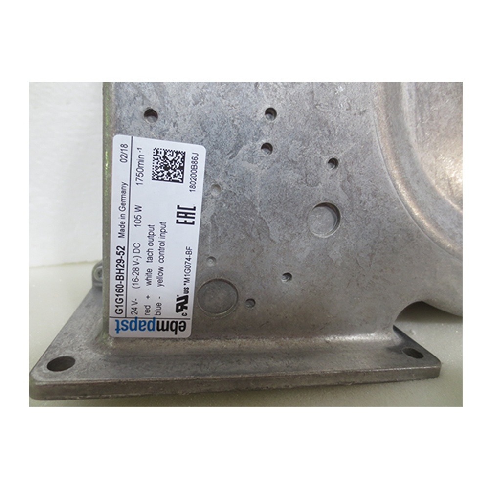 ebmpapst G1G160-BH29-52 24V DC 105W 1750RPM EC Ball Bearing Siemens Inverter Blower Centrifugal Cooling Fan