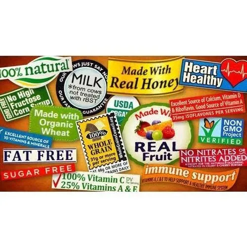 PVC Printed Product Label