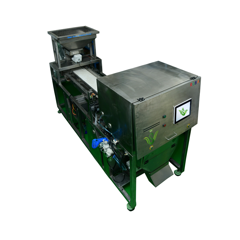 Quartz & Minerals color sorting machine