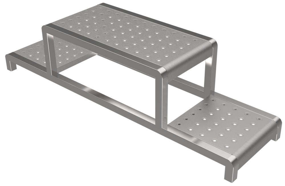3 स्तर का बर्तन स्टैंड SPS 31-DS