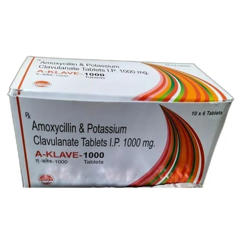 1000mg Amoxicillin Potassium Clavulanate Tablets IP
