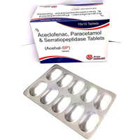 Aceclofenac 100mg Paracetamol 325mg Serratiopeptidase 15mg Tablets - Drug Type: General Medicines