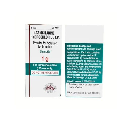 1000Mg Gemcitabine Injection Ip - Physical Form: Liquid