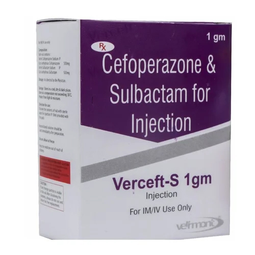 1G Cefoperazone Sulbactam Injection - Physical Form: Liquid