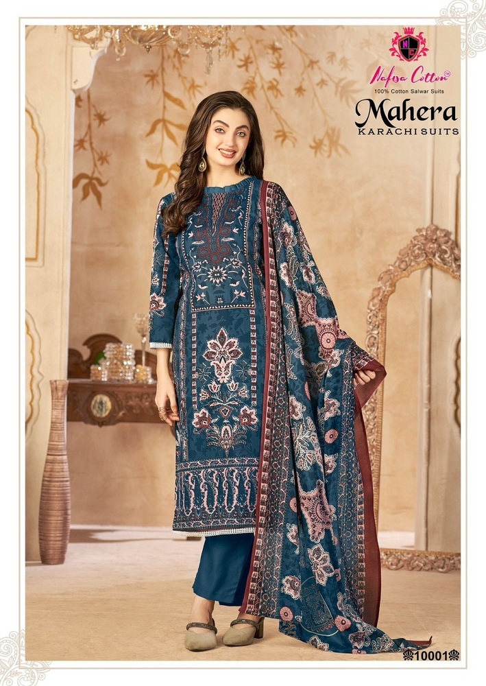 Nafisa Mahera Vol-10  Karachi dress material