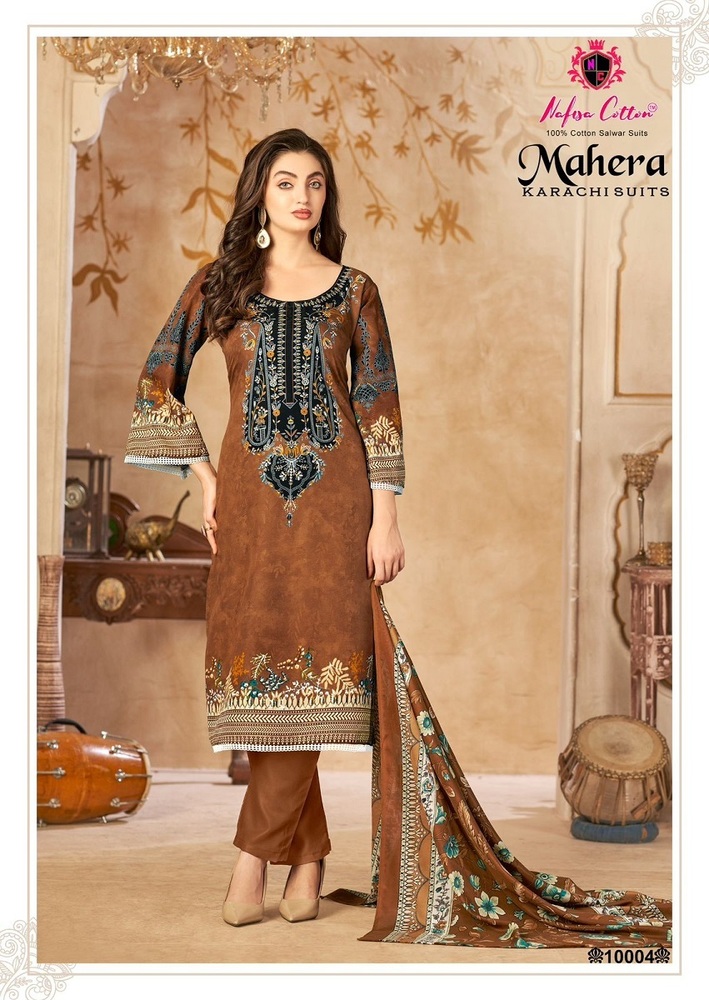 Nafisa Mahera Vol-10  Karachi dress material