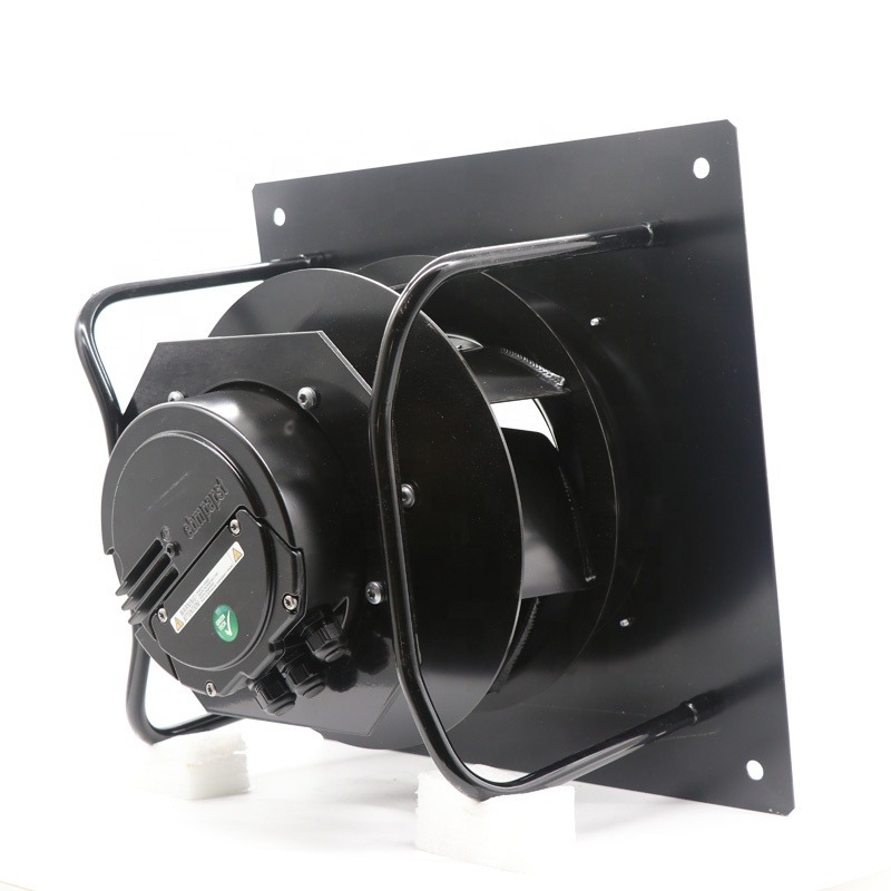 Ebmpapst K3g250-av29-b4 250mm 230vac 50/60hz 750w 3.3a 1755m3/h 3450rpm Ip54 Wind Power Axial Cooling Fan - Color: Black