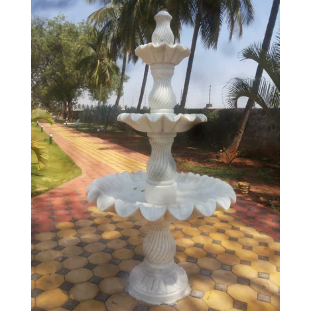 stylish carving marble water fountain