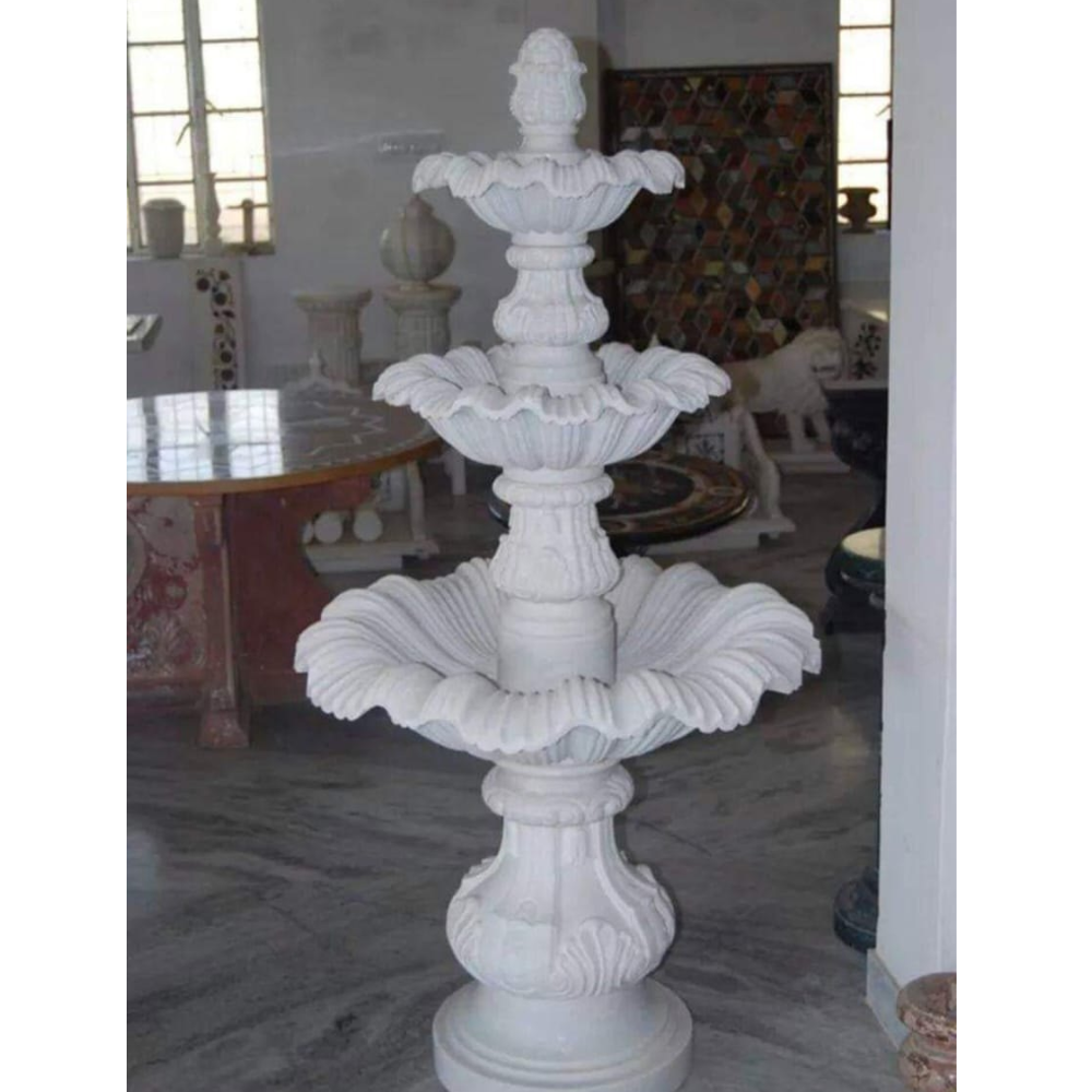 stylish carving marble water fountain