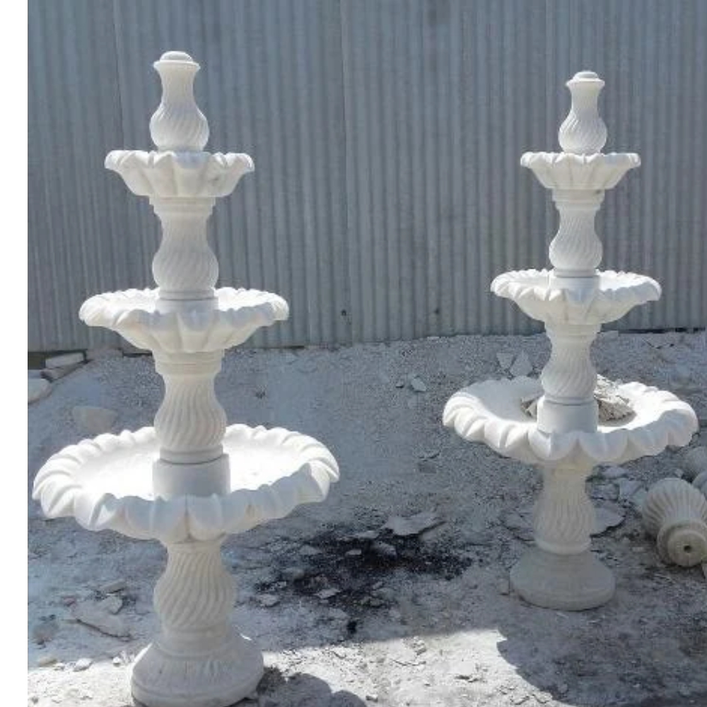 stylish carving marble water fountain