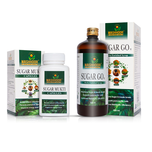 Sugar Mukti Capsule And Sugar Go-m Syrup Combo
