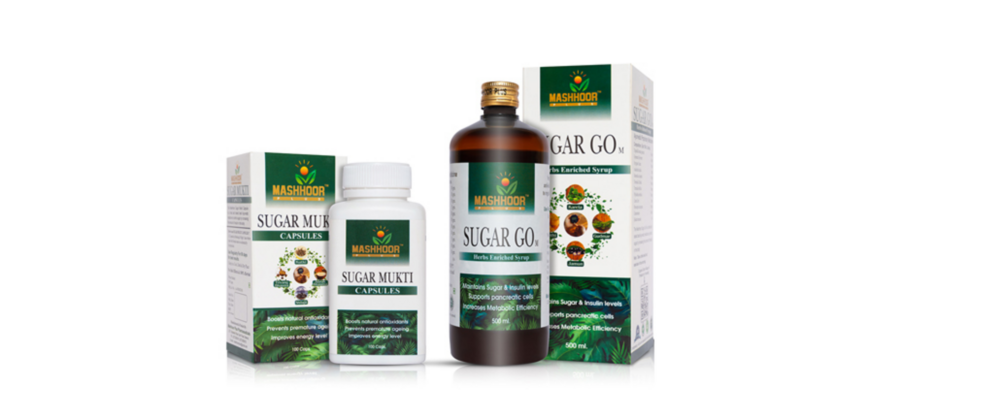 Sugar Mukti Capsule And Sugar Go-M Syrup Combo - Age Group: Suitable For All