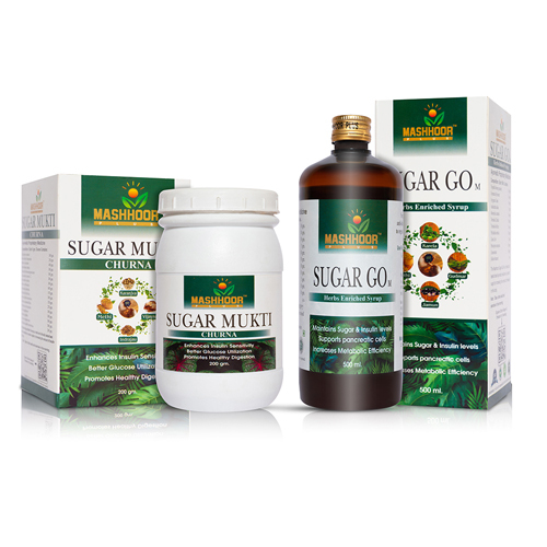 Sugar Mukti Churna And Sugar Go-m Syrup Combo