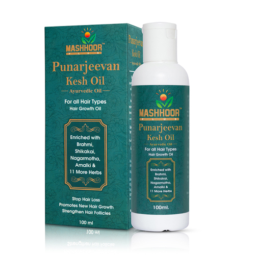 100Ml Punarjeevan Kesh Ayurvedic Hair Oil - Age Group: Suitable For All Ages