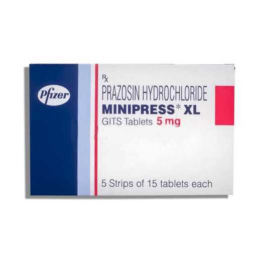 Prazosin Tablets (Minipress) - Drug Type: General Medicines