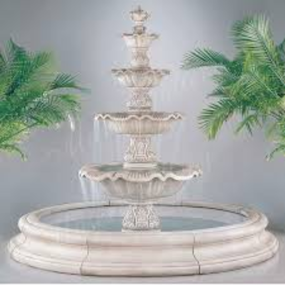 marble 5 tier water fountain