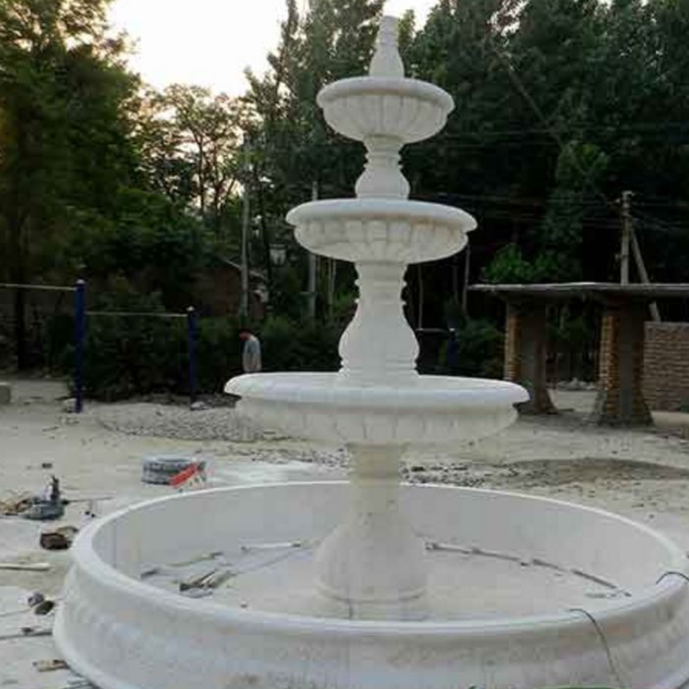 marble 5 tier water fountain