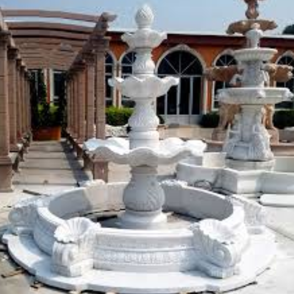 marble 5 tier water fountain