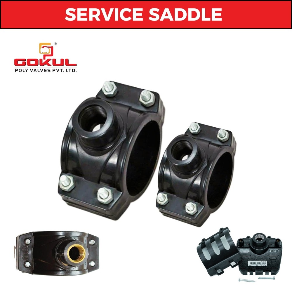 Plastic Service Saddle - Application: Industrial & Water Line