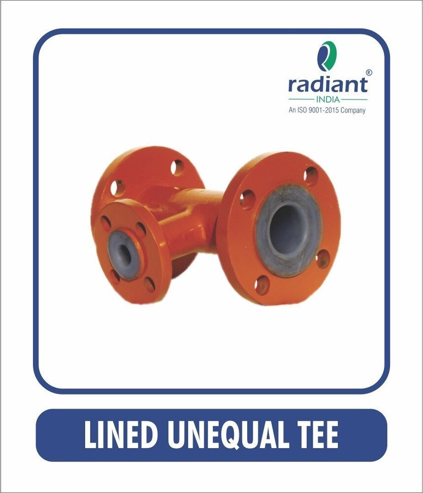 FEP Lined Unequal Tee
