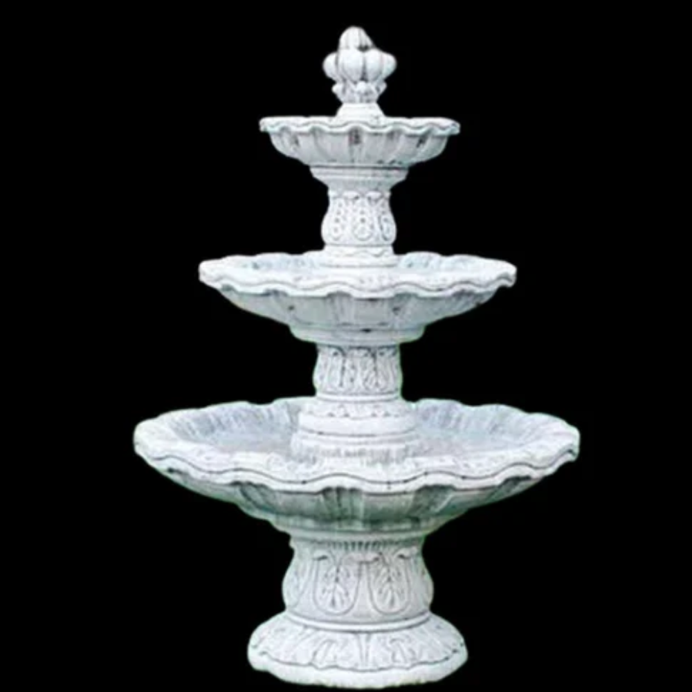 makrana white marble water fountain