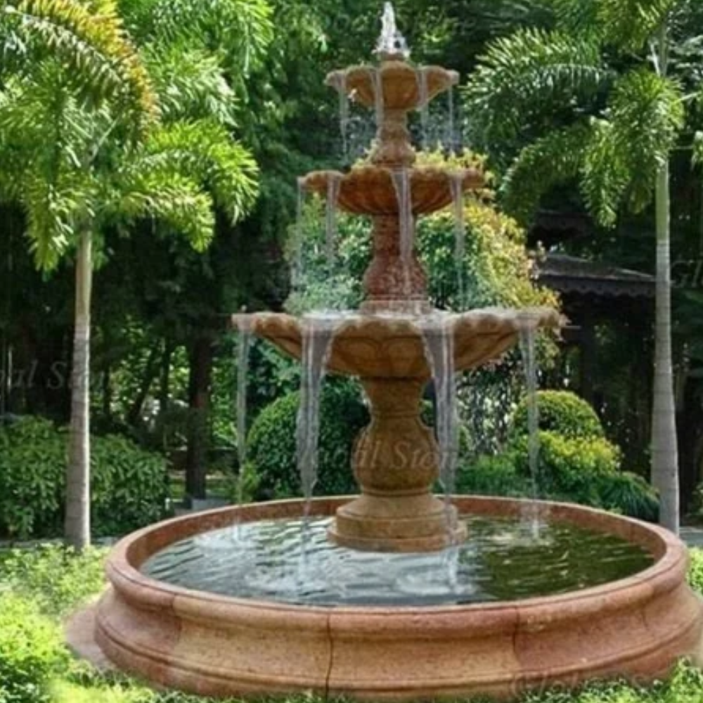 Beautiful Sandstone garden Fountain
